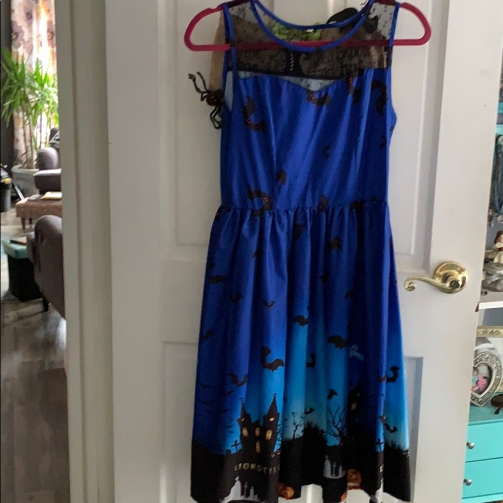 Halloween theme vintage style dress M